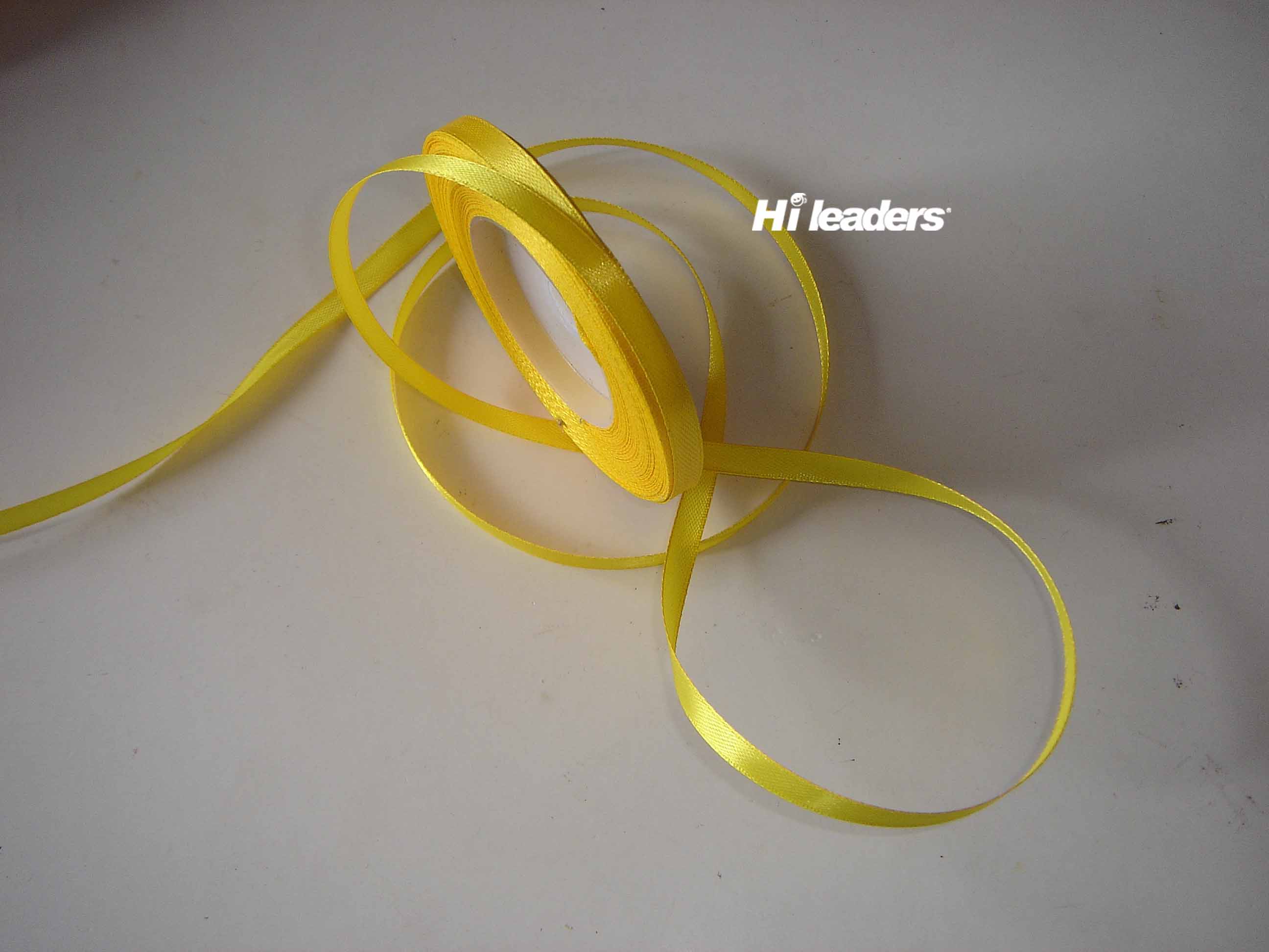 Decorative 6mm polyester  satin ribbon